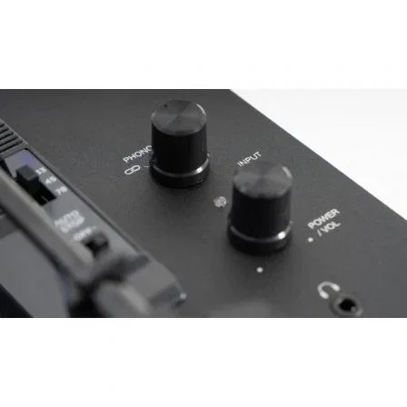 Fonestar VINYL-25AMP Giradiscos Hi-Fi Negro